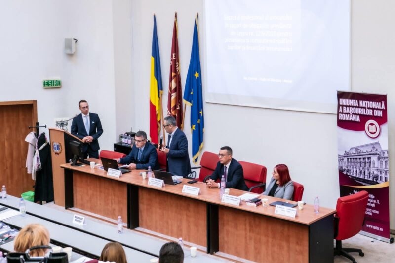 Conferința Avocatura azi – Tendințe și perspective – Baroul Bacău – U.N.B.R